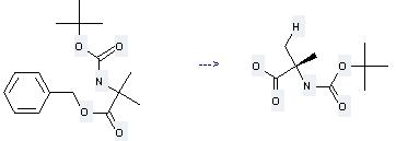 BOC-alpha-Methylalanine can be prepared by Boc-Aib-OBzl